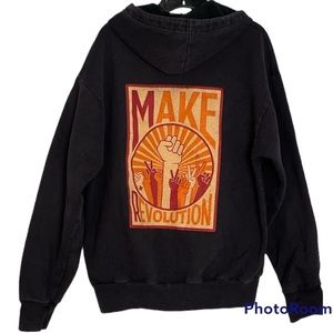 Union Line Union Made Zip Up Hoodie Size Medium